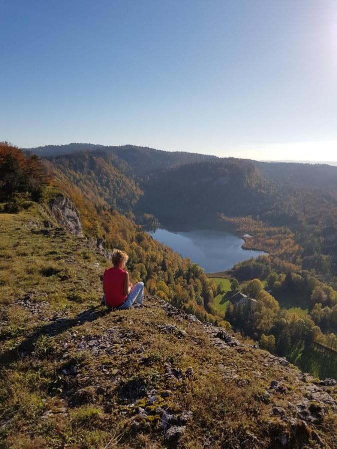 Grimont Gite Au Calme Grand Terrain Circuit Cascades Du Herisson Saugeot Exterior foto