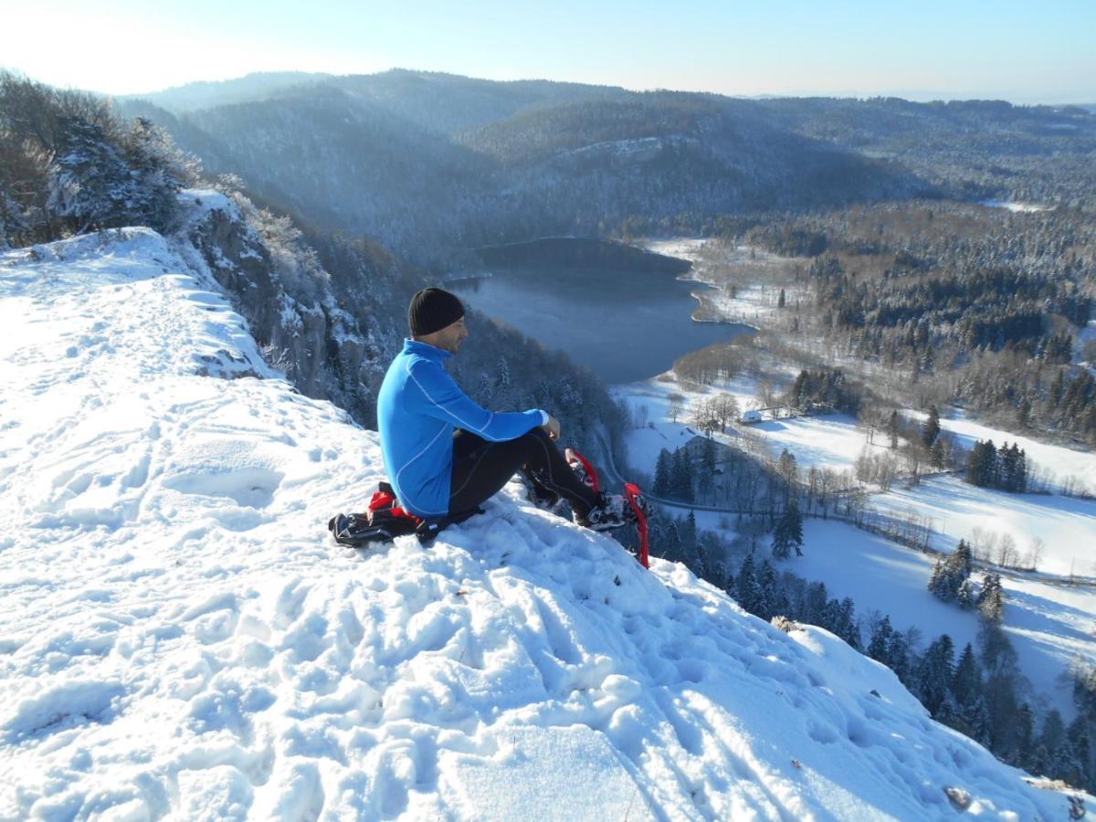 Grimont Gite Au Calme Grand Terrain Circuit Cascades Du Herisson Saugeot Exterior foto
